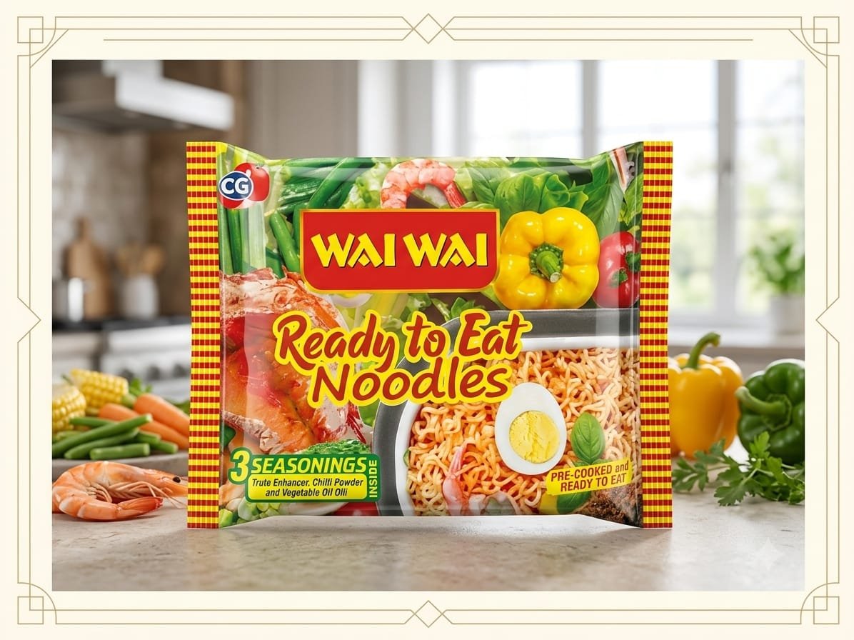 Waiwai chic. Noodles
