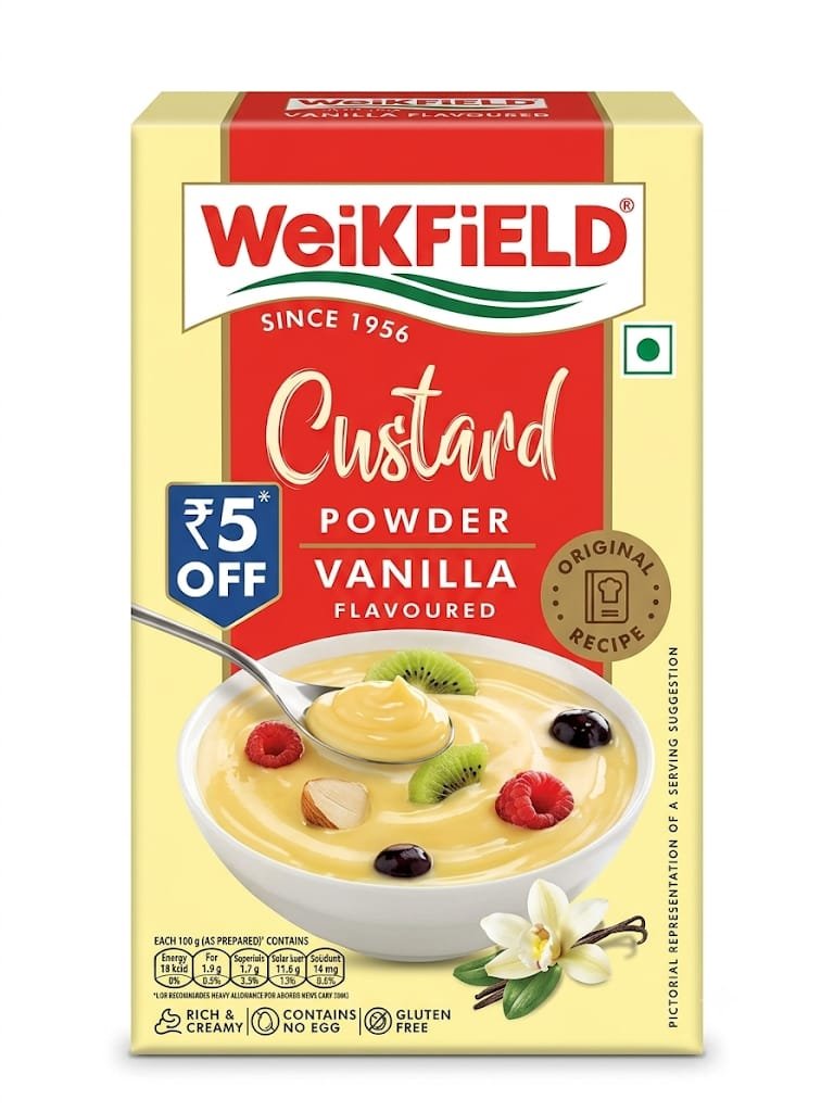 Weikfield Custard Powder/Vanilla 100gm
