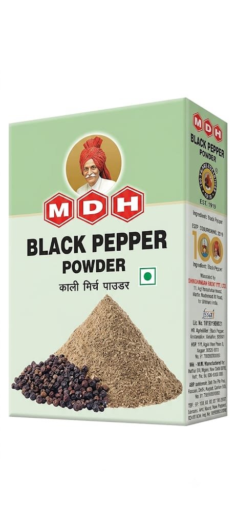 Mdh Black Pepper 50gm