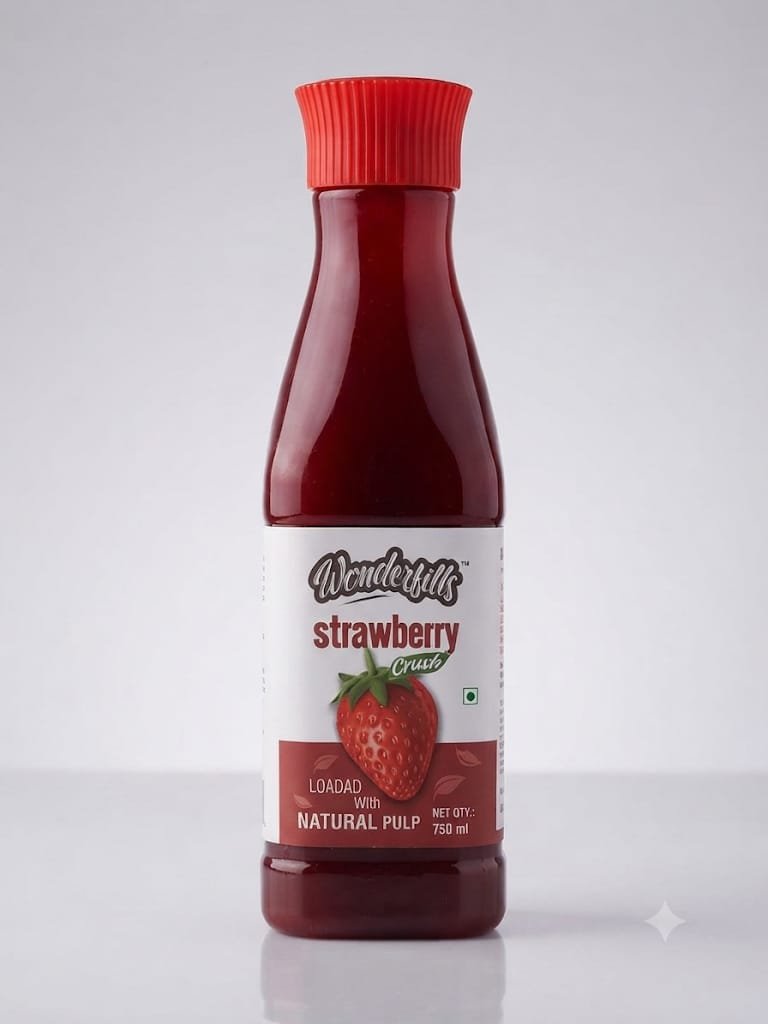 Wonderfills Strawberry Pulp 750ml