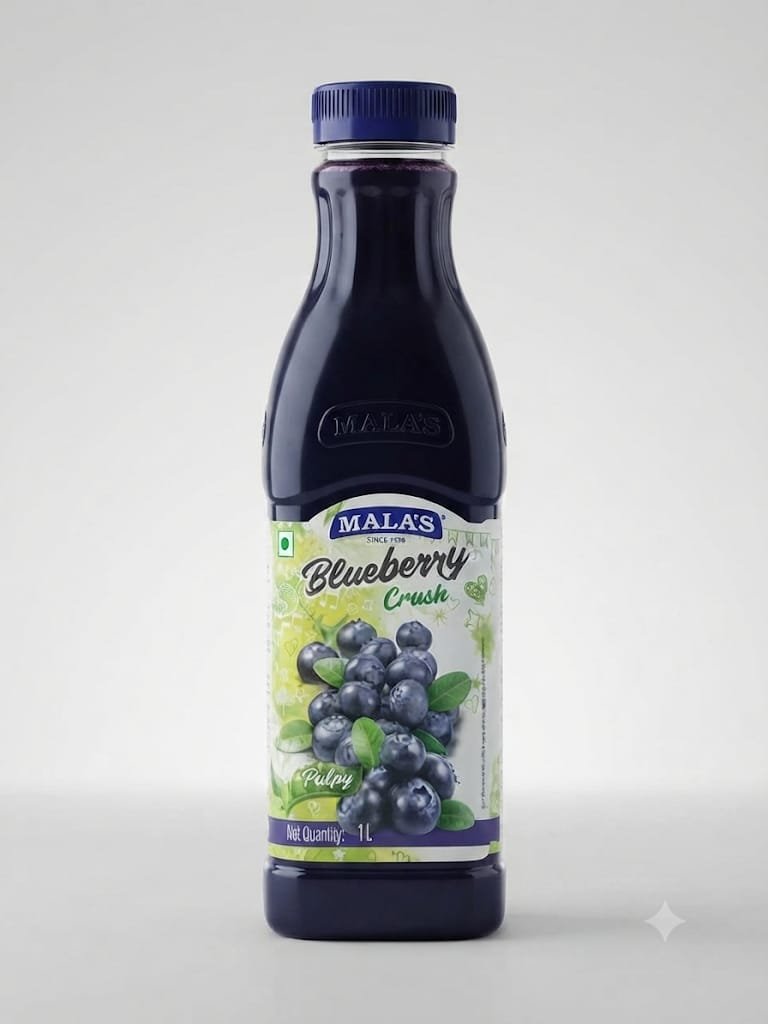 Malas Blueberry Crush 1ltr