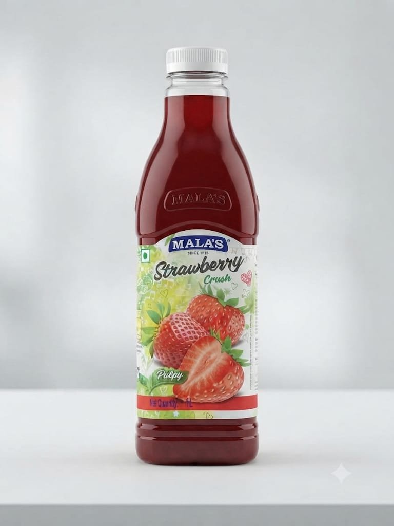Malas Strawberry Crush 1ltr